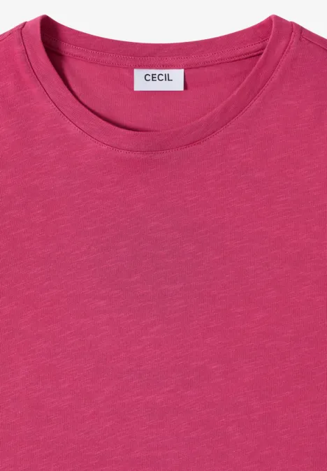 T-shirt avec cordon de serrage rose petal