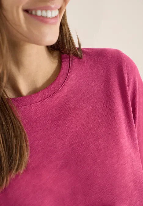 T-shirt avec cordon de serrage rose petal