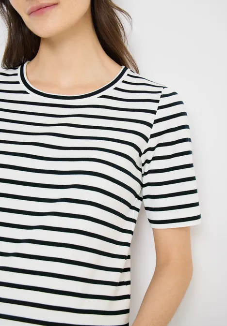 Gestreiftes T-Shirt universal blue