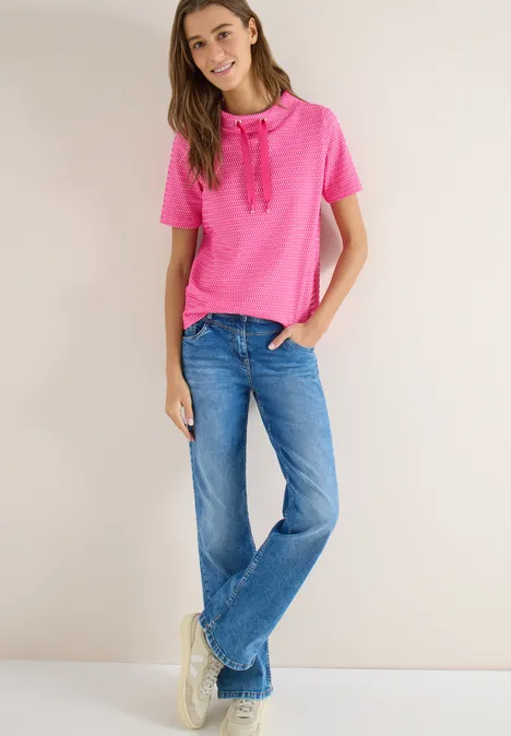 Two-Tone T-Shirt beetroot pink