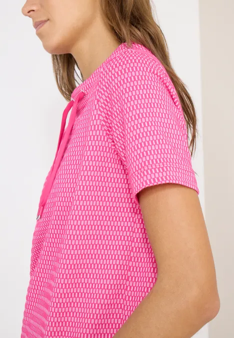 Two-Tone T-Shirt beetroot pink