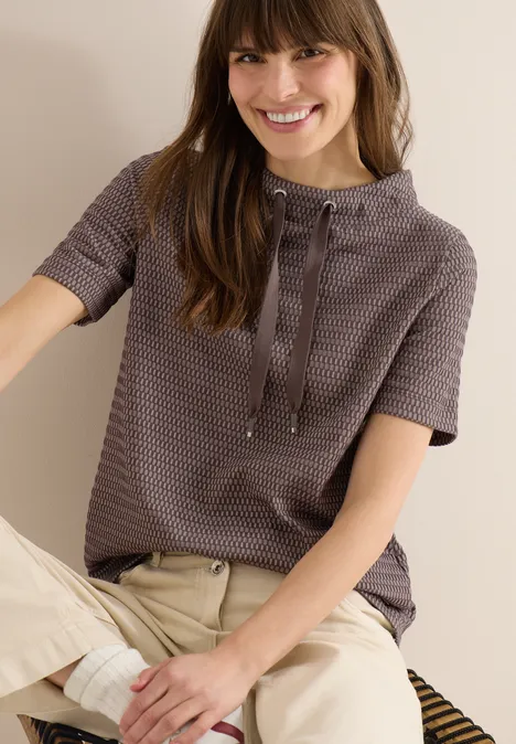 Two-Tone T-Shirt macchiato brown