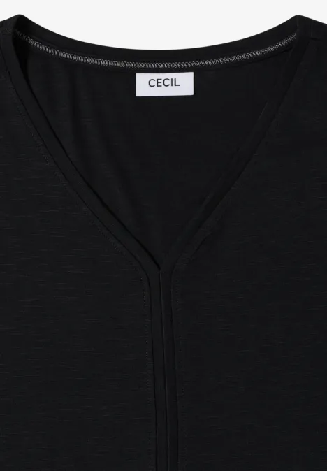 Bluzka w stylu tuniki Black Bluzka w stylu tuniki Black