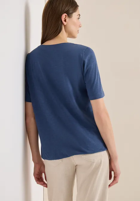 Shirt im Tunika-Look sporty denim blue