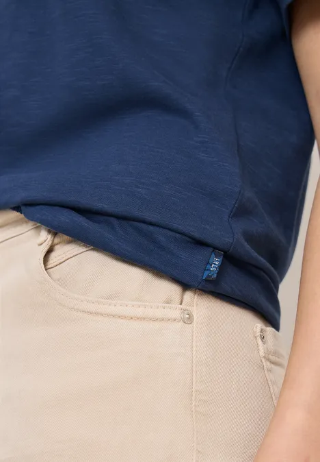 Shirt im Tunika-Look sporty denim blue