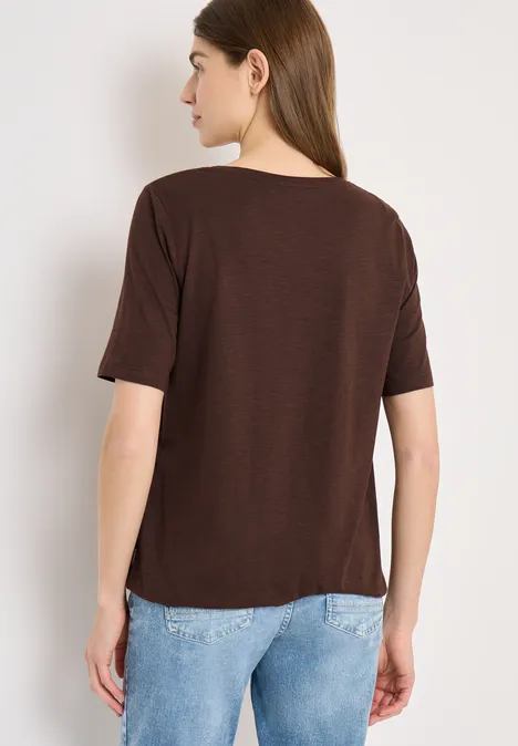 Shirt im Tunika-Look macchiato brown