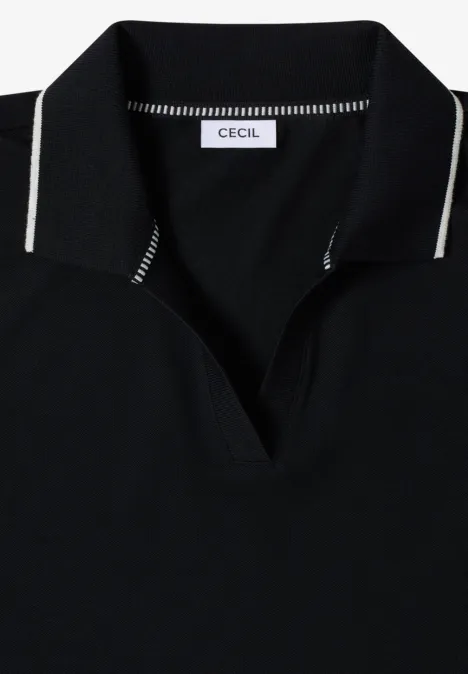 Piqué Poloshirt Black