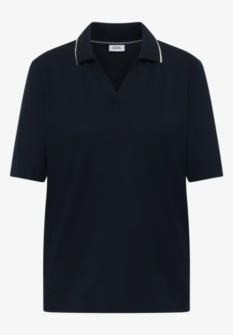 Piqué Poloshirt universal blue