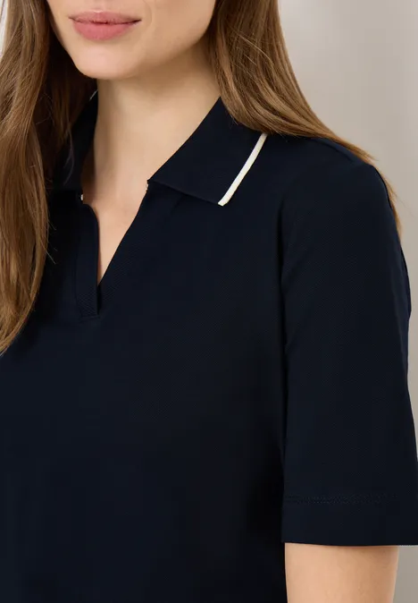 Piqué Poloshirt universal blue