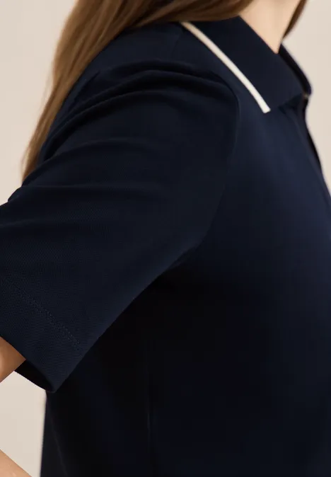 Piqué Poloshirt universal blue