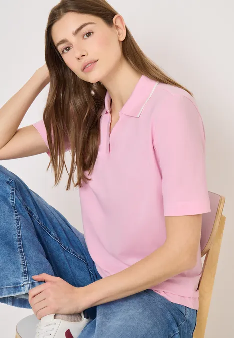 Piqué Poloshirt light blush rose