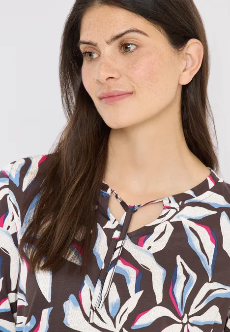 Shirt im Tunika-Look macchiato brown