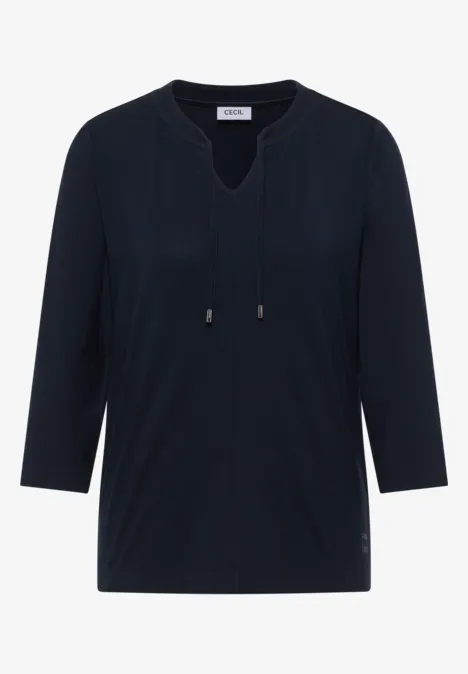 Shirt im Tunika-Look universal blue