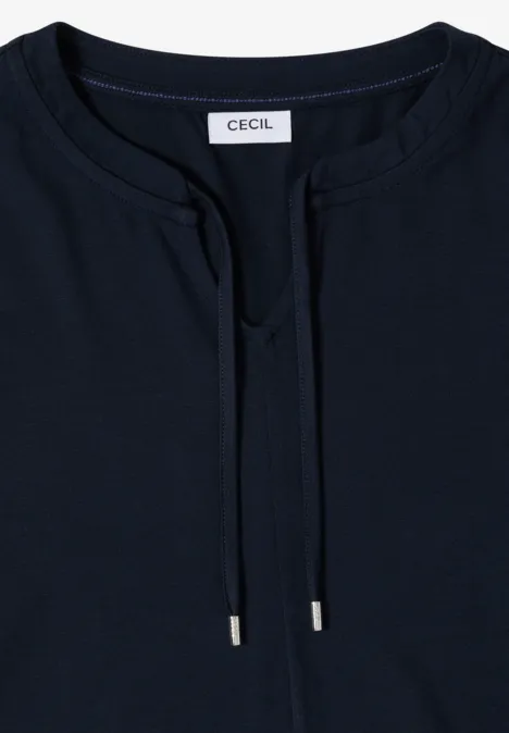 Shirt im Tunika-Look universal blue