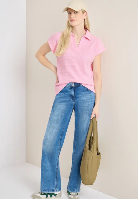 Two-Tone Poloshirt light blush rose Two-Tone Poloshirt light blush rose