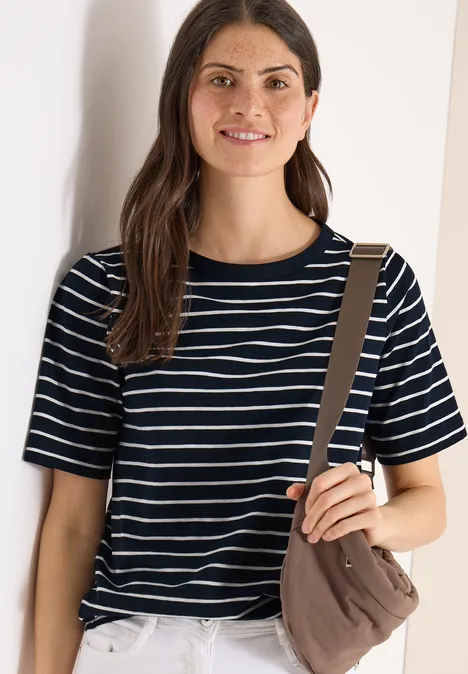T-shirt à rayures universal blue T-shirt à rayures universal blue