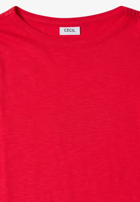 T-shirt en couleur unie glazed apple red