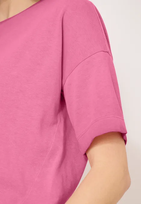 Koszulka barwiona w masie beetroot pink