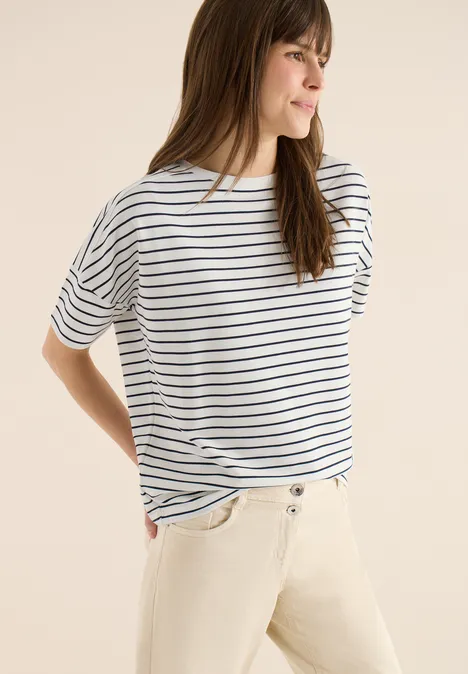 Shirt met rimpels universal blue