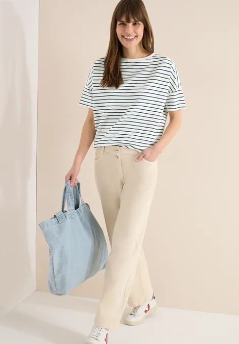 Shirt met rimpels universal blue