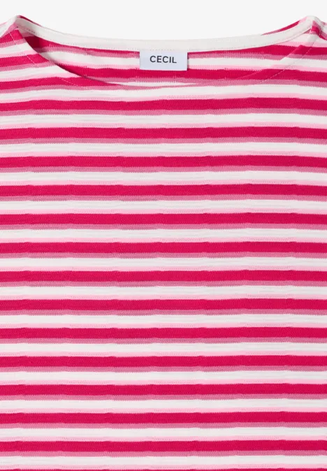 T-shirt à rayures beetroot pink T-shirt à rayures beetroot pink