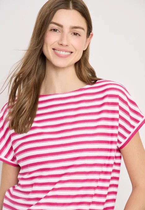 T-shirt à rayures beetroot pink T-shirt à rayures beetroot pink