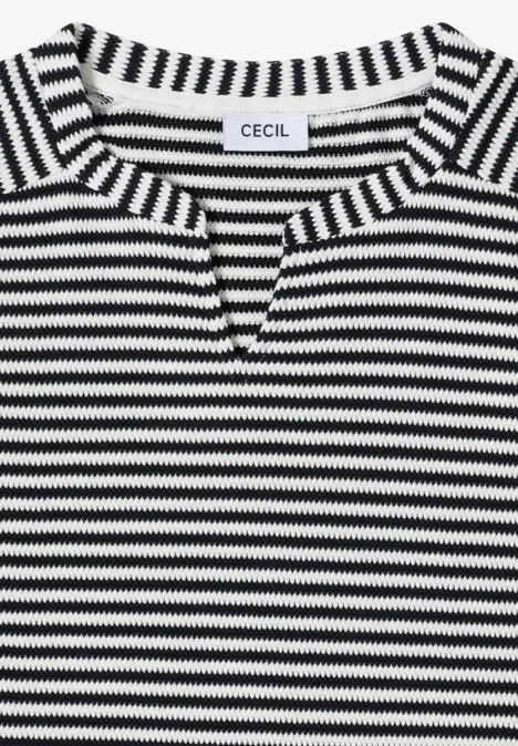 Gestreiftes Shirt universal blue