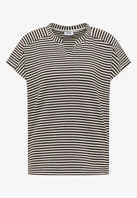 Koszula w paski macchiato brown