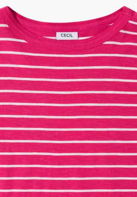 Shirt met strepen in een 2-pack vanilla white/beetroot pink