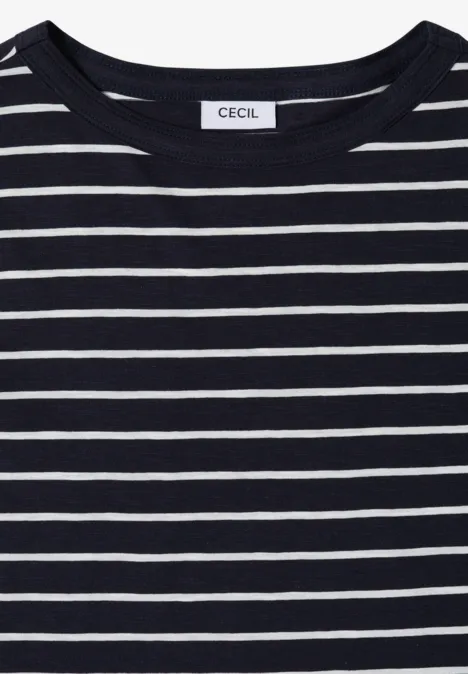 Shirt met strepen in een 2-pack vanilla white/universal blue