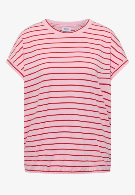 T-Shirt mit Rundhals und Streifen light blush rose T-Shirt mit Rundhals und Streifen light blush rose