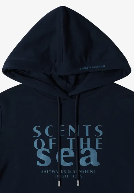 Shirt met korte mouwen, capuchon en tekst universal blue Shirt met korte mouwen, capuchon en tekst universal blue