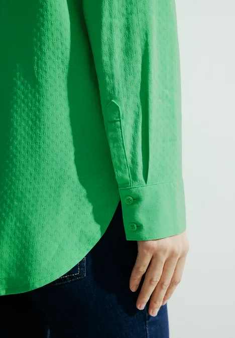 Dobby Longbluse celery green