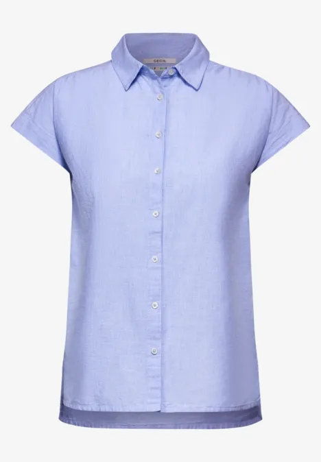 Chambray Bluse blouse blue