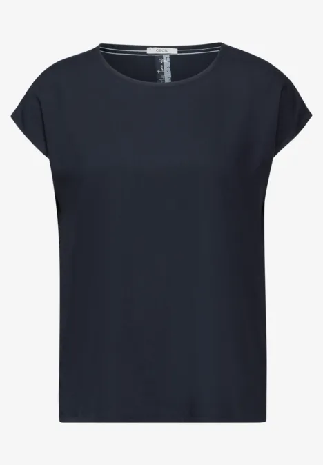 Viskose Bluse universal blue