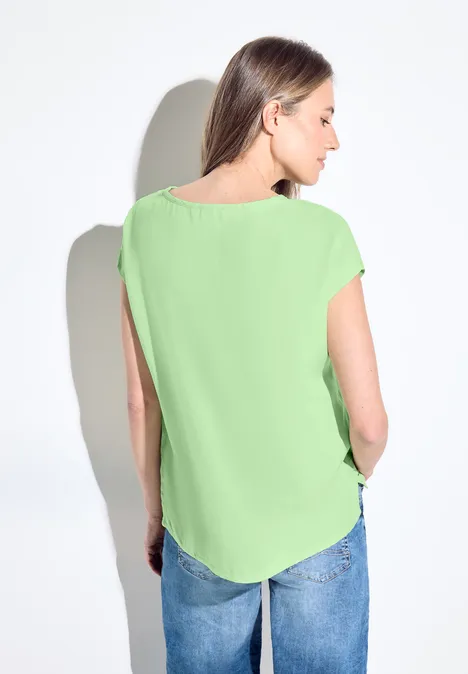 Viskose Bluse matcha lime