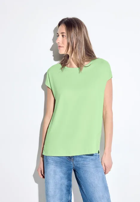Viskose Bluse matcha lime