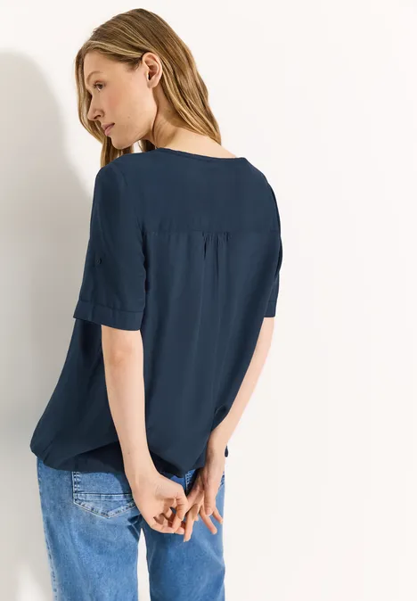 Tunika Bluse dark petrol blue