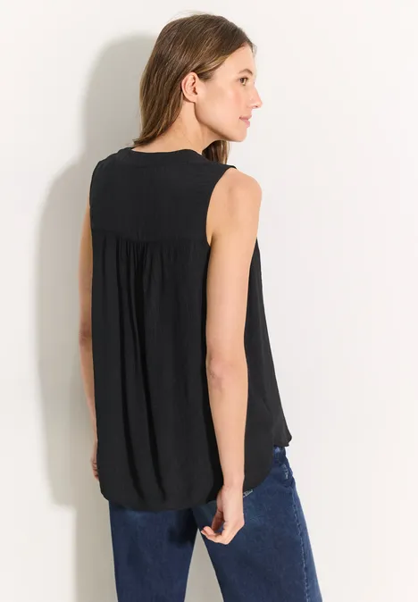Struktur Blusentop Black