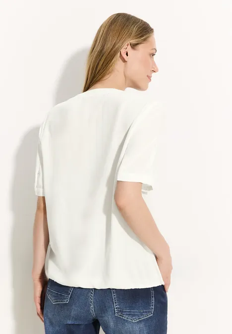 Viskose Bluse vanilla white