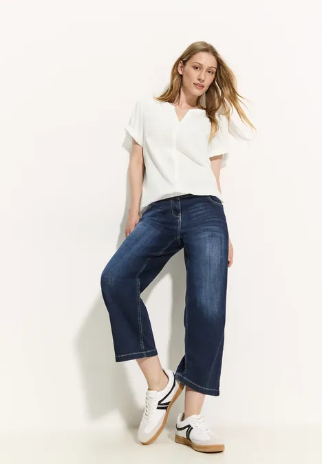 Viskose Bluse vanilla white
