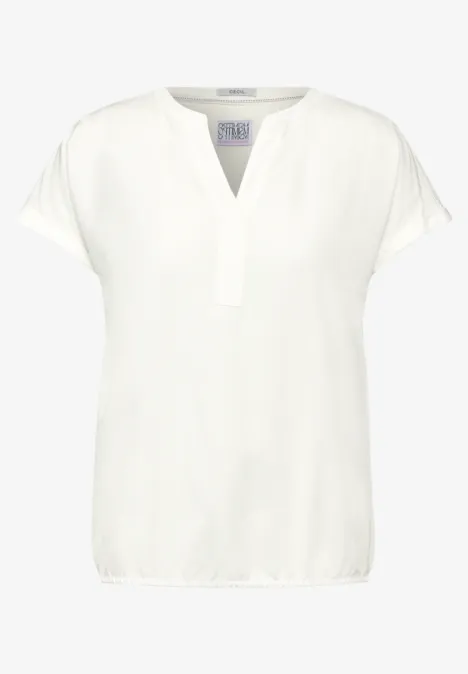 Viskose Bluse vanilla white