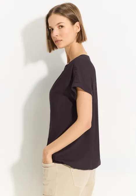 Viskose Bluse aubergine red