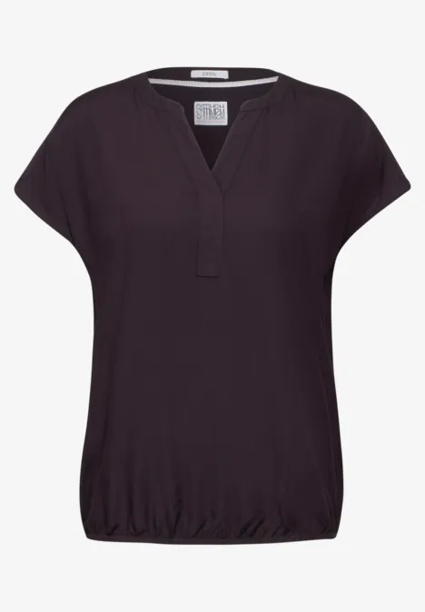 Viskose Bluse aubergine red