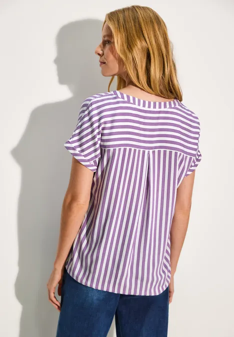 Gestreifte Bluse iced violet Gestreifte Bluse iced violet