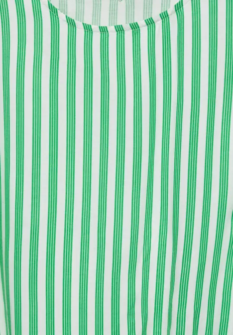 Débardeur chemisier rayé fresh apple green