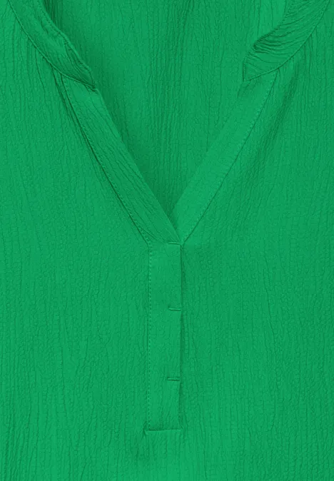 Crepe Bluse fresh apple green