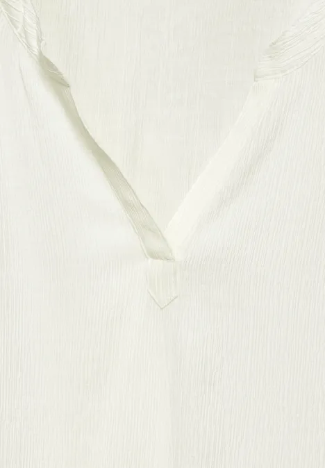 T-Shirt-Bluse vanilla white