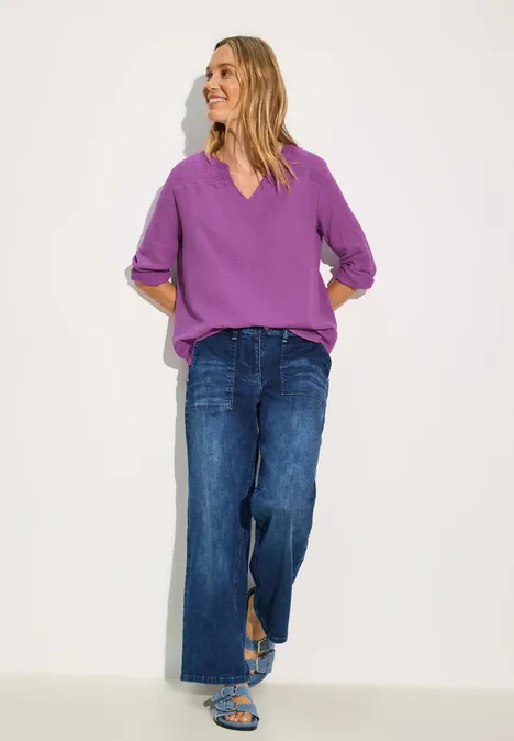Tunika-Bluse iced violet
