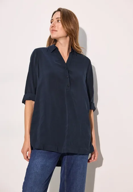 Lange Bluse universal blue